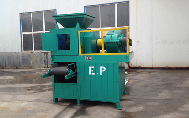Coal briquette making machine