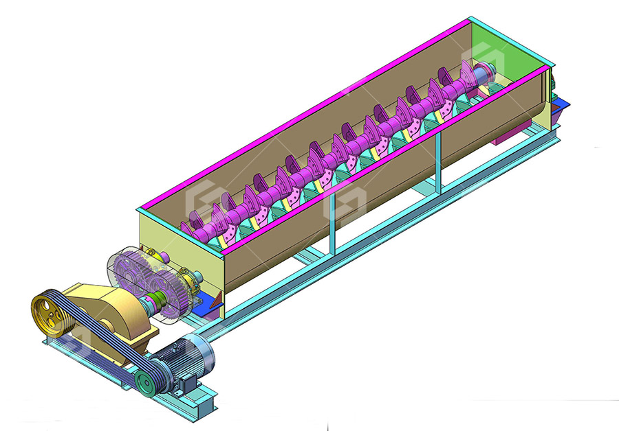 Double Shafts Mixer Working principle