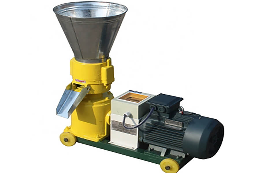 Flat-die type pellet machine