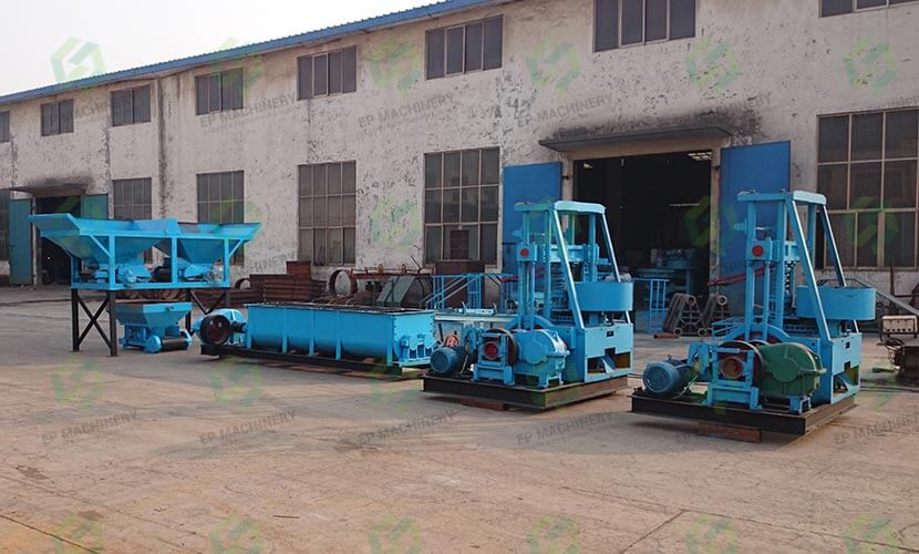 Coal briquette production line