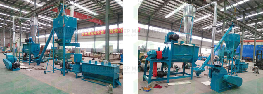 wood pellet production line