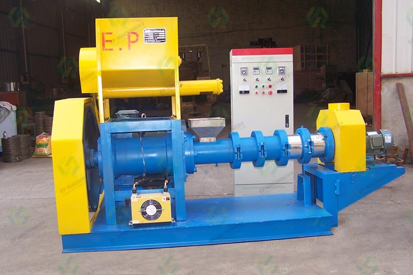 floating feed pellet extruder