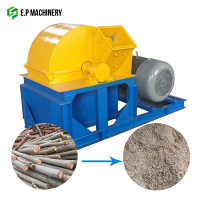 Wood crusher machine to make sawdust