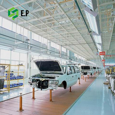 Auto car assembly conveyor line 01 Auto car assembly conveyor line