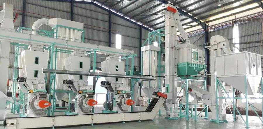 wood pellet production line